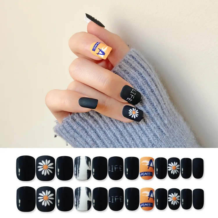 24pcs Sweet Style Short False Nails Fruit Daisy Print Press On Nails Artificial Tips Set Full Cover for Decoration Art Extension
24pcs Sweet Style Short False Nails Fruit Daisy Print Press On Nails Artificial Tips Set Full Cover for Decoration Art Extension