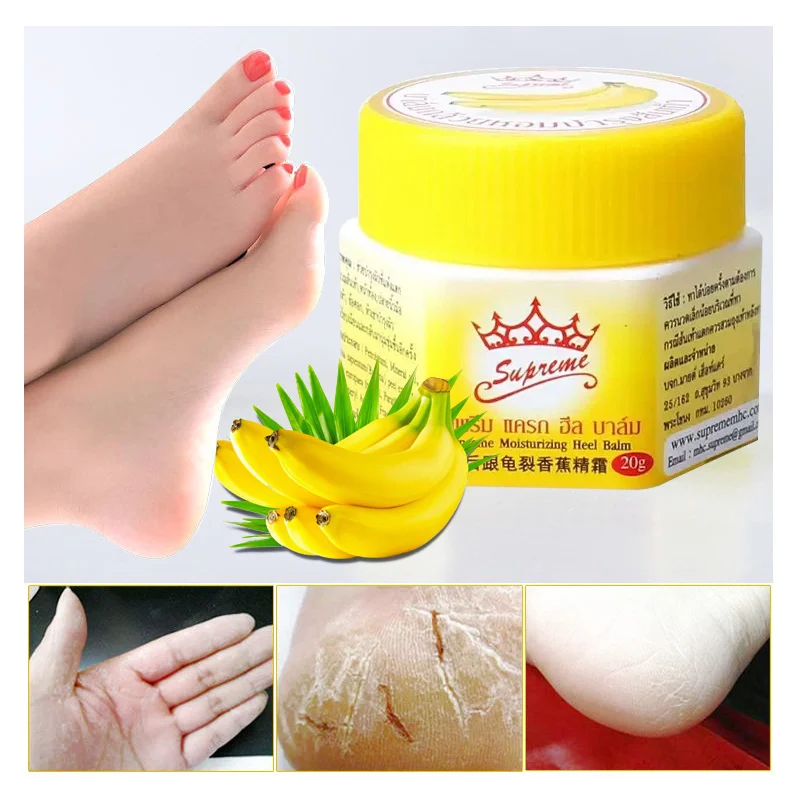 Foot Natural Banana Oil Anti-Drying Crack Cream Exfoliating Dead Skin Remover Mask Hand Foot Care Moisturizing Cream TSLM1
Foot Natural Banana Oil Anti-Drying Crack Cream Exfoliating Dead Skin Remover Mask Hand Foot Care Moisturizing Cream TSLM1