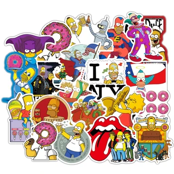 100pcs Funny Anime Cartoon Simpsons Graffiti Stickers For Car Moto & Suitcase Cool Laptop Stickers Skateboard Kids Stickers F3
100pcs Funny Anime Cartoon Simpsons Graffiti Stickers For Car Moto & Suitcase Cool Laptop Stickers Skateboard Kids Stickers F3