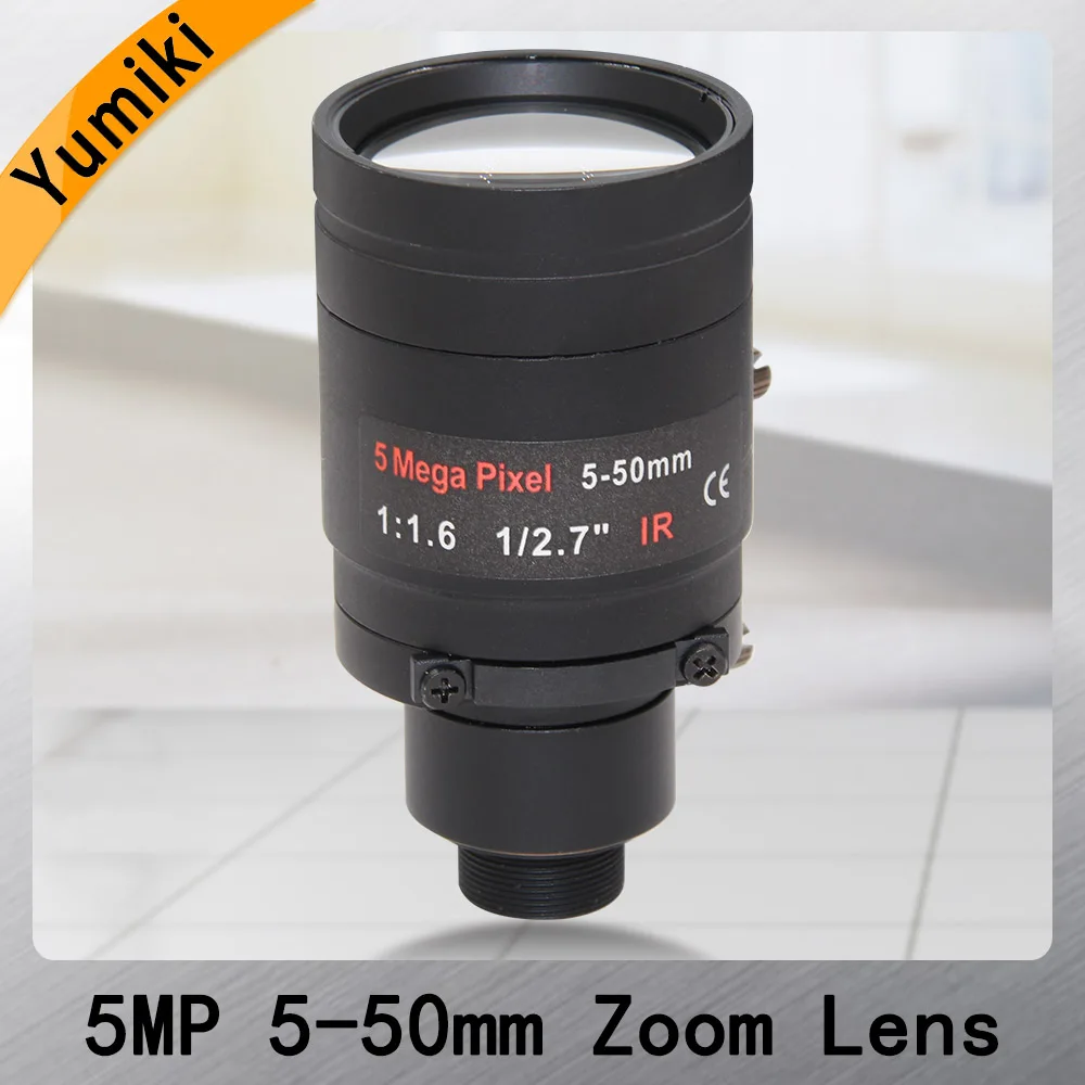 5Megapixel Varifocal M12 Mount Lens With IR Filter 5-50mm 1/2.7 inch Manual Focus and Zoom For Action Camera Long Distance View
5Megapixel Varifocal M12 Mount Lens With IR Filter 5-50mm 1/2.7 inch Manual Focus and Zoom For Action Camera Long Distance View