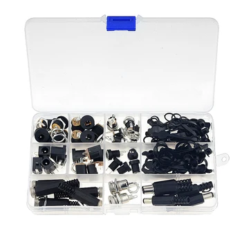 1 BOX DIY DC 5.5x2.1mm Male And Female Head Connector Boxed DC Head Socket Sample Set With Waterproof Plug DC5.5*2.1mm 
1 BOX DIY DC 5.5x2.1mm Male And Female Head Connector Boxed DC Head Socket Sample Set With Waterproof Plug DC5.5*2.1mm