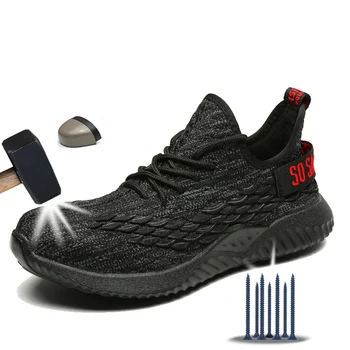 Manlegu Lightweight Indestructible Sneakers Work Boots Men Construction Outdoor Steel Shoes Working Boots Safety Sport Shoes
Manlegu Lightweight Indestructible Sneakers Work Boots Men Construction Outdoor Steel Shoes Working Boots Safety Sport Shoes