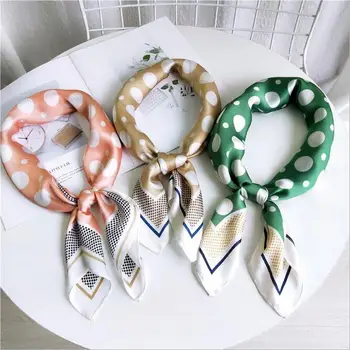 2020 New Silk Scarf Square Women Big And Small Dot Pattern Neckerchief For Office Lady All-match Foulard Bandana Femme Shawls
2020 New Silk Scarf Square Women Big And Small Dot Pattern Neckerchief For Office Lady All-match Foulard Bandana Femme Shawls