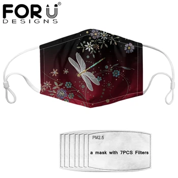 FORUDESIGNS Cartoon Dragonfly Print Face Mouth Mask 7pcs PM2.5 Filter Anti Haze Comforable Washable Tapabocas Masque For Kids
FORUDESIGNS Cartoon Dragonfly Print Face Mouth Mask 7pcs PM2.5 Filter Anti Haze Comforable Washable Tapabocas Masque For Kids