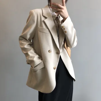 2020 Spring New Blazer Femme Korean Student Female Blazer Feminino Leisure Solid Color Kpop Fashion Harajuku Office Blazer Women
2020 Spring New Blazer Femme Korean Student Female Blazer Feminino Leisure Solid Color Kpop Fashion Harajuku Office Blazer Women