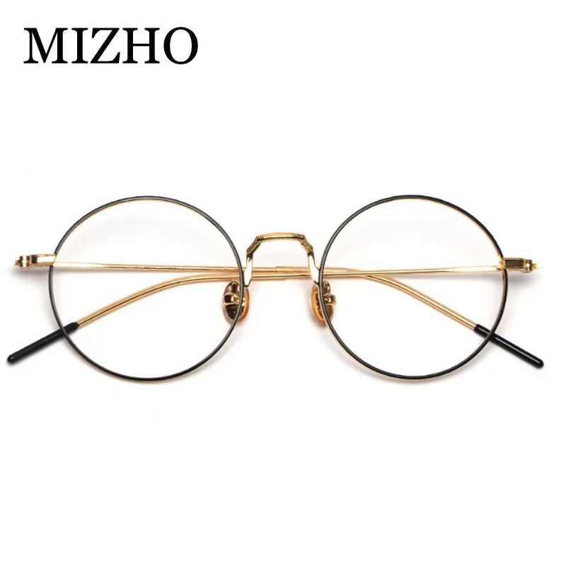 MIZHO New Designer Woman Glasses Optical Frames Metal Round Glasses Frame Men Clear lens Eyewear Black High Quality Eye Glasses
MIZHO New Designer Woman Glasses Optical Frames Metal Round Glasses Frame Men Clear lens Eyewear Black High Quality Eye Glasses