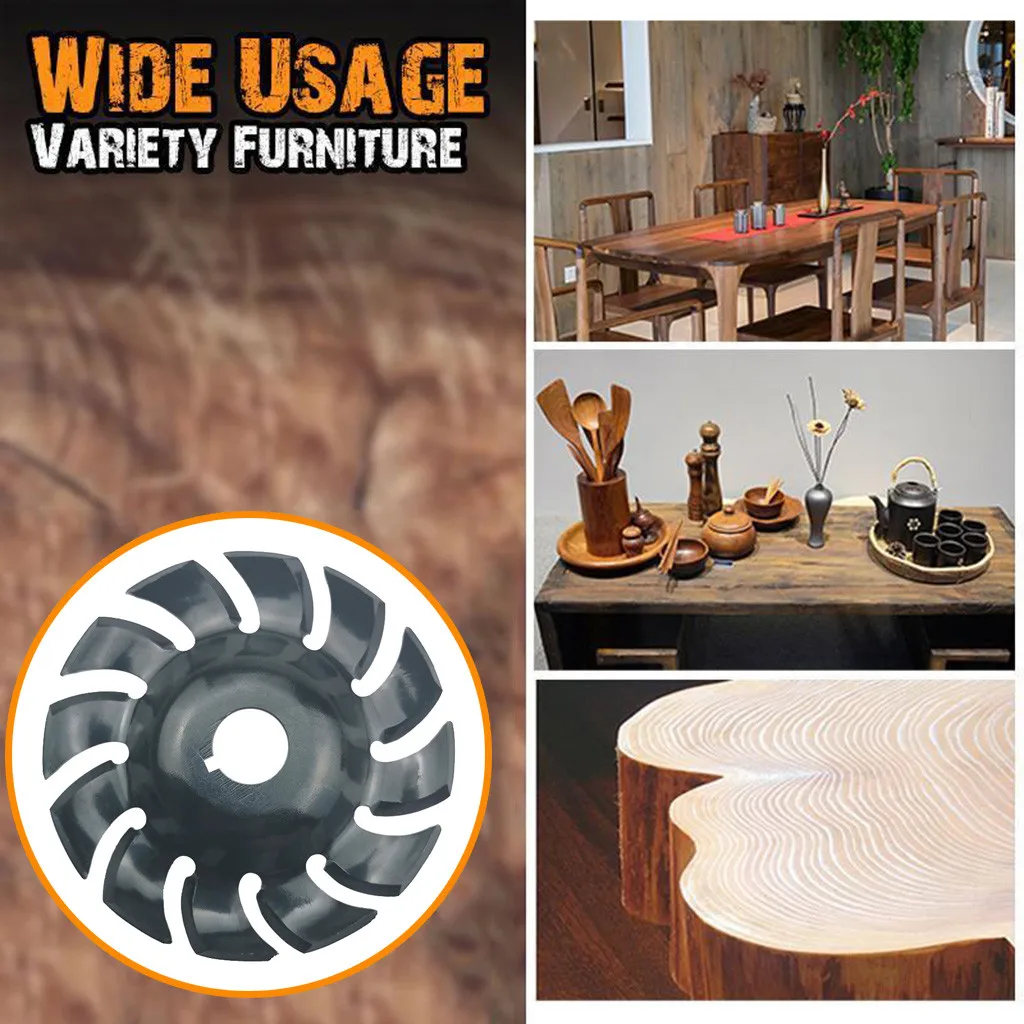 90mm diameter Power Wood Carving Disc 12 teeth Multifunctional High Hardness Wood Carving Disc Angle Grinder Woodworking Tool
90mm diameter Power Wood Carving Disc 12 teeth Multifunctional High Hardness Wood Carving Disc Angle Grinder Woodworking Tool