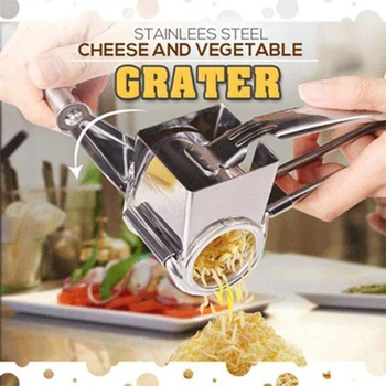 Hand-Cranked Whirling Cheese Grater Kitchen Stainless Steel Cheese Grater Hand Crank Rotary Blades Vegetable Grinder Dropship
Hand-Cranked Whirling Cheese Grater Kitchen Stainless Steel Cheese Grater Hand Crank Rotary Blades Vegetable Grinder Dropship