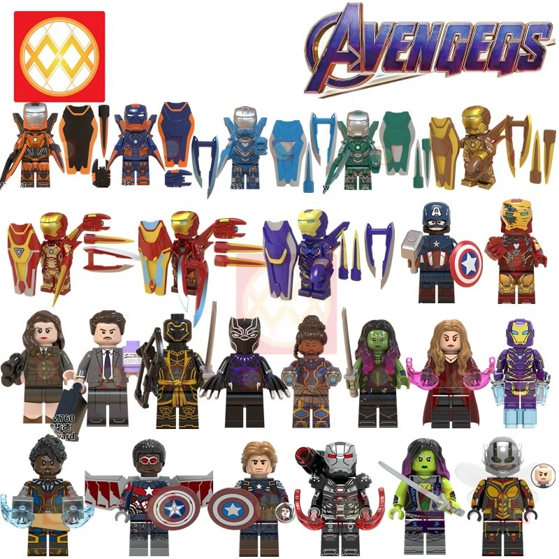 Free Shipping WM6065 Blocks Toy Iron Man MK36 MK27 Captain America Carter Gamora Shuri Building Blocks Gift For Children WM6068
Free Shipping WM6065 Blocks Toy Iron Man MK36 MK27 Captain America Carter Gamora Shuri Building Blocks Gift For Children WM6068
