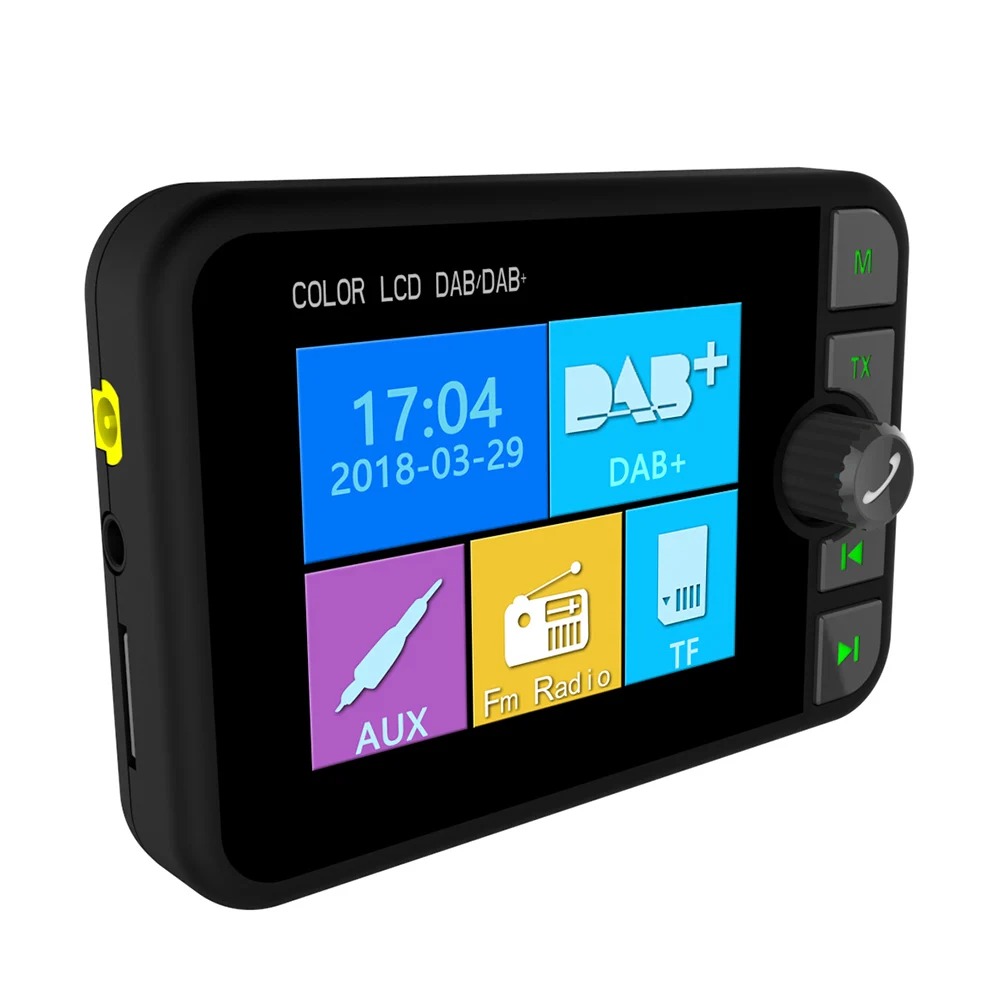 Mini DAB Digital Radio Receiver Bluetooth MP3 Music Player Colorful LCD Screen FM Transmitter Adapter For Car Accessories
Mini DAB Digital Radio Receiver Bluetooth MP3 Music Player Colorful LCD Screen FM Transmitter Adapter For Car Accessories