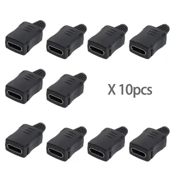 10set DIY 4pin USB 2.0 Type C Female Socket Connector SMT type with PC Board & Housing & 3.0mm SR
10set DIY 4pin USB 2.0 Type C Female Socket Connector SMT type with PC Board & Housing & 3.0mm SR