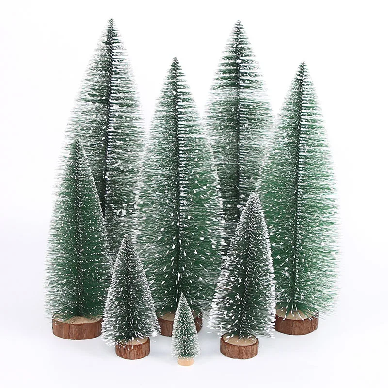 15-35 см DIY украшения для рождественской елки сизальная мини-сосна Рождественское
