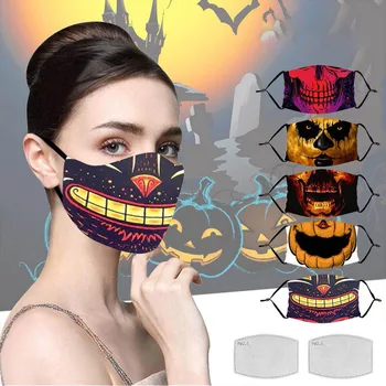 2PCS Face Masks + 2PCS Activated Carbon Filters Halloween Printed Mask For Party Reusable Washable Mouth Mask Mascarilla Lavable
2PCS Face Masks + 2PCS Activated Carbon Filters Halloween Printed Mask For Party Reusable Washable Mouth Mask Mascarilla Lavable