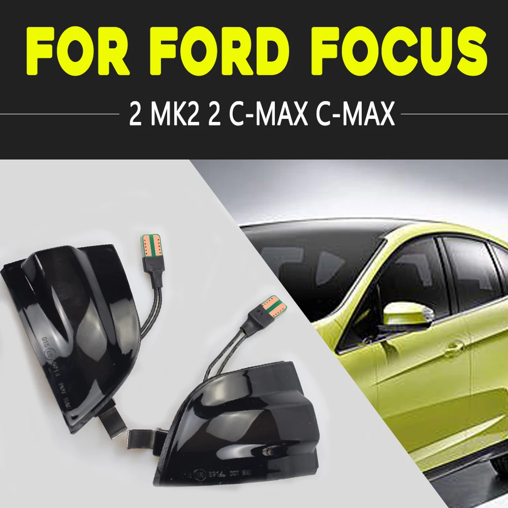2x Dynamic LED Turn Signal For Ford Focus 2 MK2 2004-2008 2 C-MAX 2003-2007 C-MAX Flowing Rearview Mirror Indicator
2x Dynamic LED Turn Signal For Ford Focus 2 MK2 2004-2008 2 C-MAX 2003-2007 C-MAX Flowing Rearview Mirror Indicator