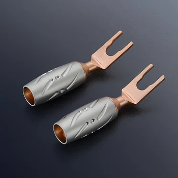 EasyLIFE Spade Speaker Terminal Speaker Cable Plug Y Plug Hi End QY003 
EasyLIFE Spade Speaker Terminal Speaker Cable Plug Y Plug Hi End QY003