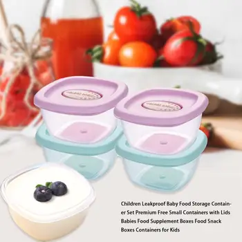 Children's Storage Food Supplement Box Lunch Box Feeding Cutlery Set Baby Microwave Storage Box Sealed 4 Packs With Lid
Children's Storage Food Supplement Box Lunch Box Feeding Cutlery Set Baby Microwave Storage Box Sealed 4 Packs With Lid