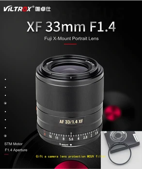 Viltrox AF 33mm f1.4 STM Auto focus Prime Lens APS-C For Fuji X-mount Mirrorless Camera
Viltrox AF 33mm f1.4 STM Auto focus Prime Lens APS-C For Fuji X-mount Mirrorless Camera