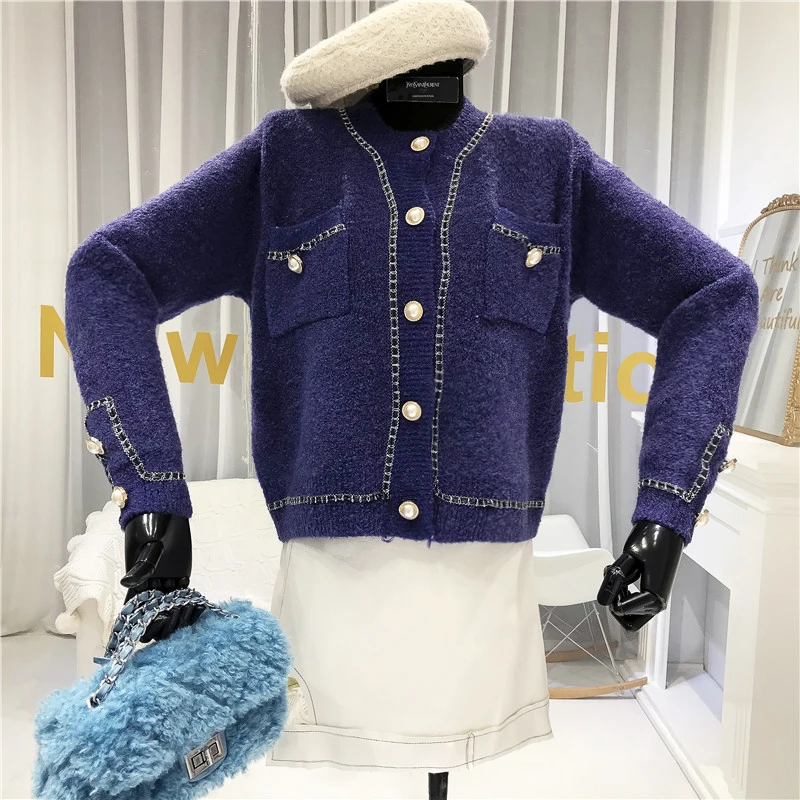 High Street Women's Knitted Cardigans Pockets O-Neck Single Breasted Womens New Arrival Sweaters Jersey De Mujer Invierno
High Street Women's Knitted Cardigans Pockets O-Neck Single Breasted Womens New Arrival Sweaters Jersey De Mujer Invierno