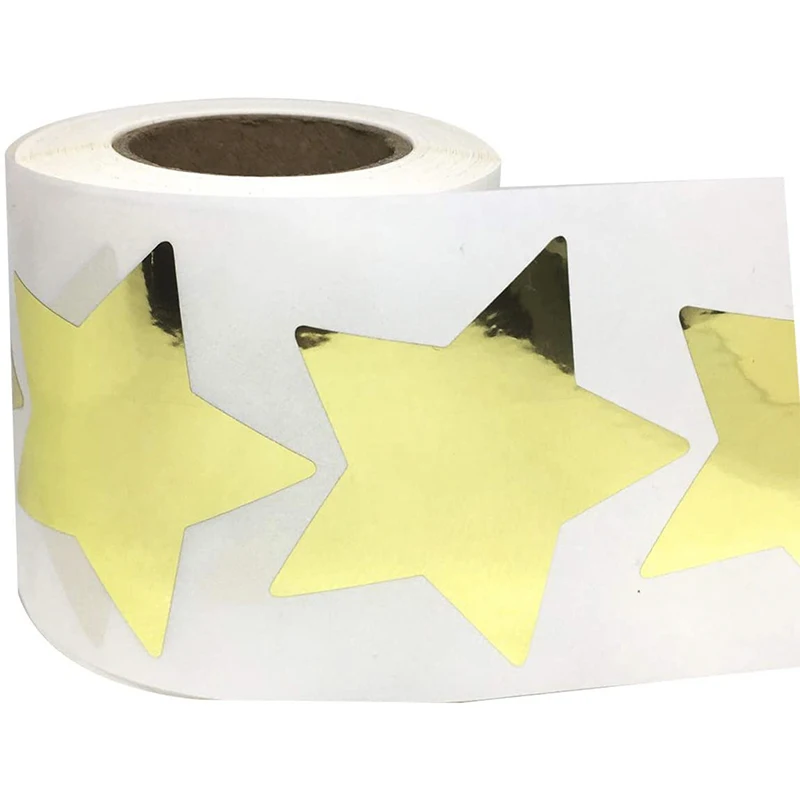 1000 Pcs Gold Star Tags Smart Sticker Peel And Stick Label 2" Inch Shiny Metallic Foil Teacher Supplies
1000 Pcs Gold Star Tags Smart Sticker Peel And Stick Label 2" Inch Shiny Metallic Foil Teacher Supplies