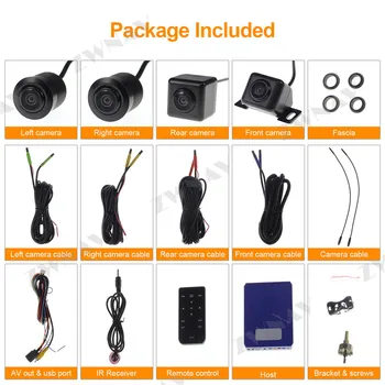 Smartour 3D HD 360 Car Surround View Monitoring System , Bird View System, 4 Camera DVR HD 1080P Recorder / Parking Monitoring
Smartour 3D HD 360 Car Surround View Monitoring System , Bird View System, 4 Camera DVR HD 1080P Recorder / Parking Monitoring
