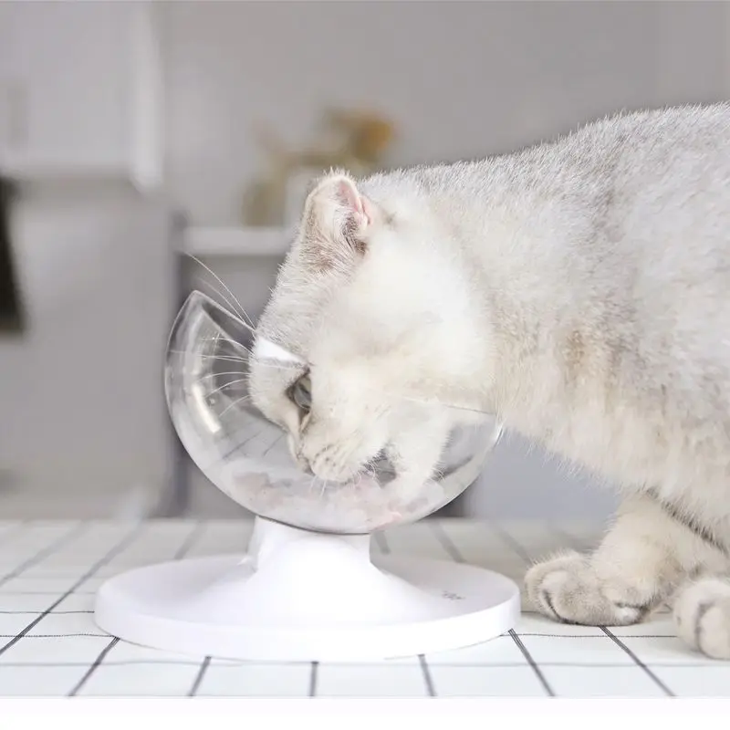 Explosive Cat Double Bowl Cat Bowl Dog Bowl Transparent AS Material Non-slip Food Bowl With Protection Cervical Transparent Cat
Explosive Cat Double Bowl Cat Bowl Dog Bowl Transparent AS Material Non-slip Food Bowl With Protection Cervical Transparent Cat