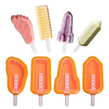 4Pcs/Set Silicone Ice Cream Mold Summer DIY Popsicle Mould Stick Ice Cream Tray Easy Release Lolly Mold Maker With Lids
4Pcs/Set Silicone Ice Cream Mold Summer DIY Popsicle Mould Stick Ice Cream Tray Easy Release Lolly Mold Maker With Lids