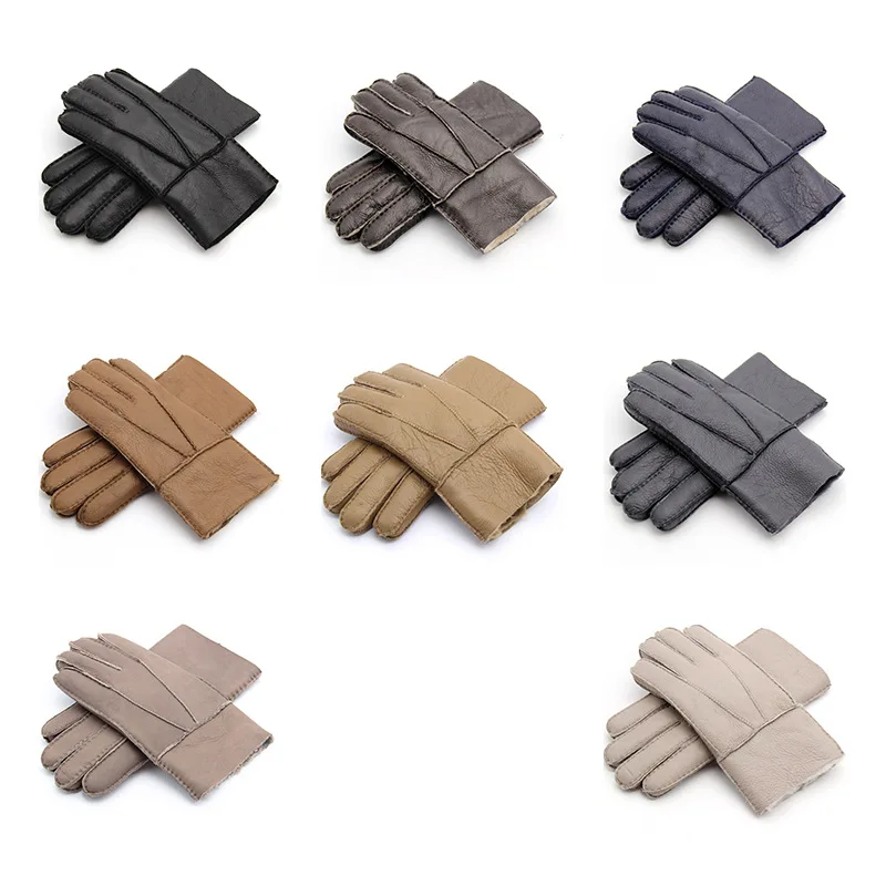 Men Winter Gloves Warm Genuine Sheep Fur Gloves for Men Thermal Goat Fur Cashmere Real Leather Leather Snow Gloves
Men Winter Gloves Warm Genuine Sheep Fur Gloves for Men Thermal Goat Fur Cashmere Real Leather Leather Snow Gloves