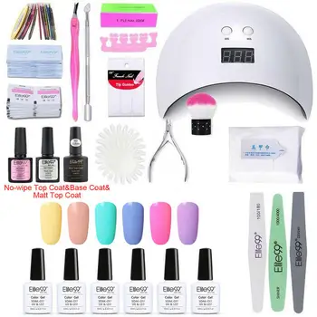 Elite99 Nail Set LED Lamp For Manicure 9 pcs Gel Nail Polish Set Kit Soak Off Gel Varnish For Nail Art Set Dryer Machine Tool
Elite99 Nail Set LED Lamp For Manicure 9 pcs Gel Nail Polish Set Kit Soak Off Gel Varnish For Nail Art Set Dryer Machine Tool