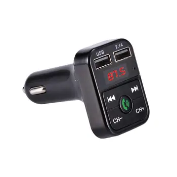 Wireless Bluetooth Handsfree Car Kit FM Transmitter Receiver Dual Bluetooth Radio Charger Player Audio Adapter MP3 Car Fast L3Y2
Wireless Bluetooth Handsfree Car Kit FM Transmitter Receiver Dual Bluetooth Radio Charger Player Audio Adapter MP3 Car Fast L3Y2