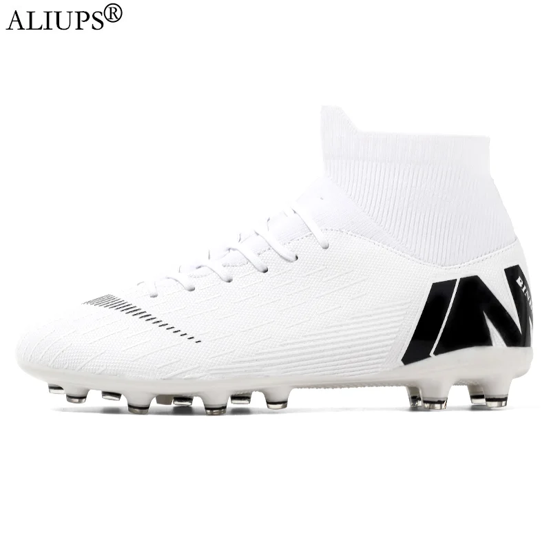 ALIUPS White Black Men Soccer Shoes Kids Boys Cleats Training Football Boots High Ankle Sport Sneakers Firm Artificial Ground
ALIUPS White Black Men Soccer Shoes Kids Boys Cleats Training Football Boots High Ankle Sport Sneakers Firm Artificial Ground