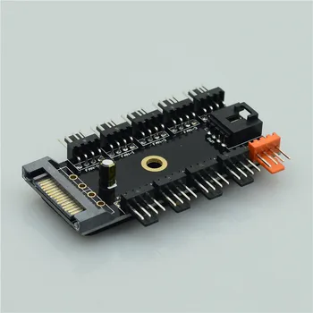 Motherboard 4Pin Pin PWM Hub Computer Case Fan Collecting Board SATA Interface FAN HUB Small 3PIN Fan
Motherboard 4Pin Pin PWM Hub Computer Case Fan Collecting Board SATA Interface FAN HUB Small 3PIN Fan