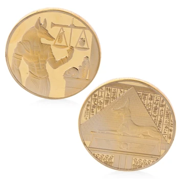 Silver/Gold Plated Libra Egypt Pyramid Commemorative Challenge Coin Souvenir Token
Silver/Gold Plated Libra Egypt Pyramid Commemorative Challenge Coin Souvenir Token
