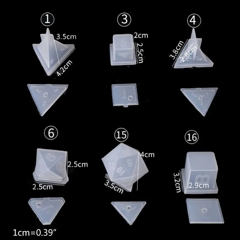 9 Shapes Diy Crystal Epoxy Mold Triangle Square Dice Fillet Shape Multi-spec Digital Game High Mirror Dice Mold Silicone Mould M
9 Shapes Diy Crystal Epoxy Mold Triangle Square Dice Fillet Shape Multi-spec Digital Game High Mirror Dice Mold Silicone Mould M