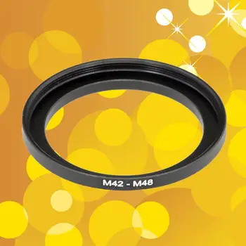 M42 (42mm 1mm thread pitch) to M48 (48mm 0.75mm thread pitch) M42-M48 mm Male to Female Coupling Ring Adapter For Lens Filter
M42 (42mm 1mm thread pitch) to M48 (48mm 0.75mm thread pitch) M42-M48 mm Male to Female Coupling Ring Adapter For Lens Filter