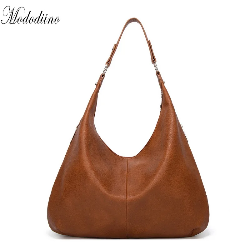 Mododiino Vintage Female Handbag High Quality PU Leather Shoulder Bag Simple Shoulder Bag Solid Color Women's Tote Bag DNV1331
Mododiino Vintage Female Handbag High Quality PU Leather Shoulder Bag Simple Shoulder Bag Solid Color Women's Tote Bag DNV1331