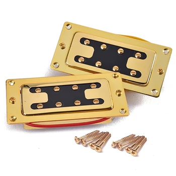 1 Pair 4 String Bass Humbucker Double Coil Pickups Noiseless for Bass Guitar Parts
1 Pair 4 String Bass Humbucker Double Coil Pickups Noiseless for Bass Guitar Parts