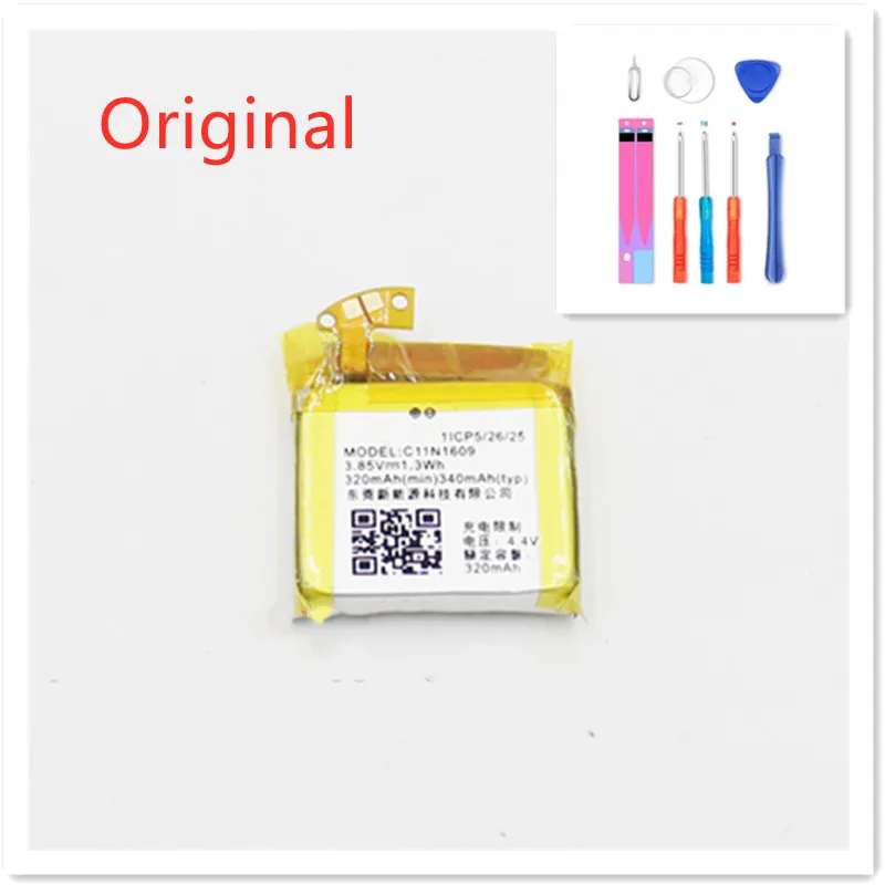 Новый оригинальный C11N1609 320 мАч аккумулятор для смарт-часов ASUS ZenWatch 3 (WI503Q) + Инструменты
Новый оригинальный C11N1609 320 мАч аккумулятор для смарт-часов ASUS ZenWatch 3 (WI503Q) + Инструменты