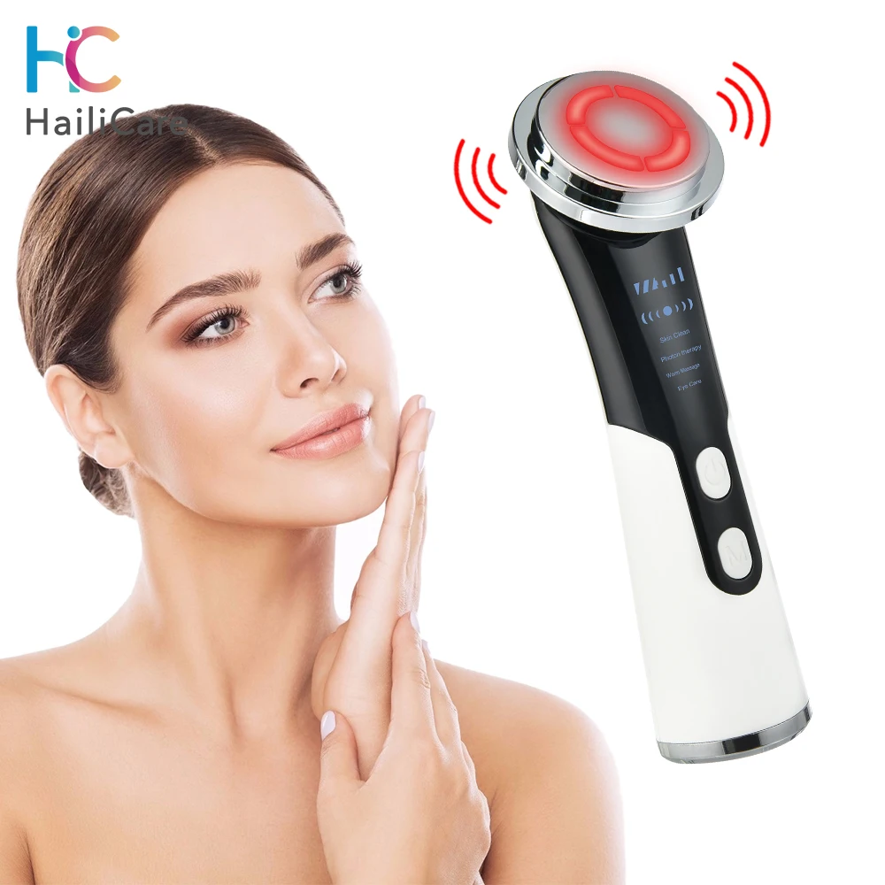 EMS Facial Massager Ion Led Out Hot Cool LED Light Therapy Skin Rejuvenation Device Micro Current Beauty Face Massager Skin Care
EMS Facial Massager Ion Led Out Hot Cool LED Light Therapy Skin Rejuvenation Device Micro Current Beauty Face Massager Skin Care