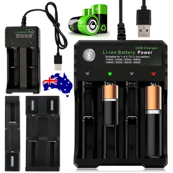 Compatible 10440 14500 16340 16650 14650 18350 18500 18650 USB Battery Charger Black 1/3/4 Slots Rechargeable Lithium Battery 
Compatible 10440 14500 16340 16650 14650 18350 18500 18650 USB Battery Charger Black 1/3/4 Slots Rechargeable Lithium Battery