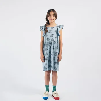 Ss 2020 chun xia bobo new leisure ins European and American apparel girls stripe printed pure color falbala little fly sleeve dr
Ss 2020 chun xia bobo new leisure ins European and American apparel girls stripe printed pure color falbala little fly sleeve dr