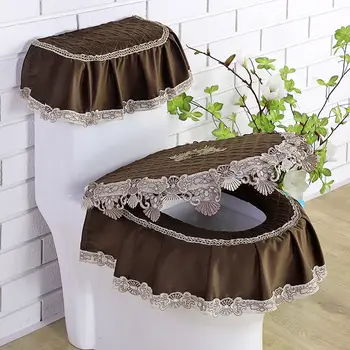 Fyjafon 3pcs Toilet Seat Cover Bathroom High Quality Toilet Cover Thick Warm Toilet Lid Cover Blue Coffee 
Fyjafon 3pcs Toilet Seat Cover Bathroom High Quality Toilet Cover Thick Warm Toilet Lid Cover Blue Coffee