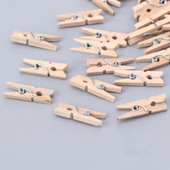 50Pcs/Set Mini DIY Wooden Clothes Photo Paper Pegs Clothespin Cards Craft Clips R9UE
50Pcs/Set Mini DIY Wooden Clothes Photo Paper Pegs Clothespin Cards Craft Clips R9UE