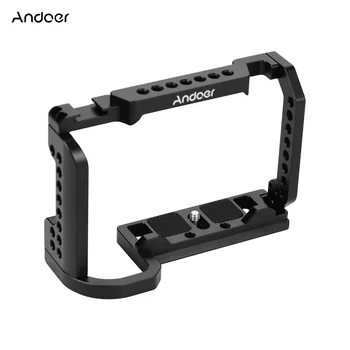 Andoer Aluminum Alloy Video Camera Cage Compatible with Nikon Z6/Z7 with Cold Shoe Mount 1/4 Inch Screw Holes 
Andoer Aluminum Alloy Video Camera Cage Compatible with Nikon Z6/Z7 with Cold Shoe Mount 1/4 Inch Screw Holes