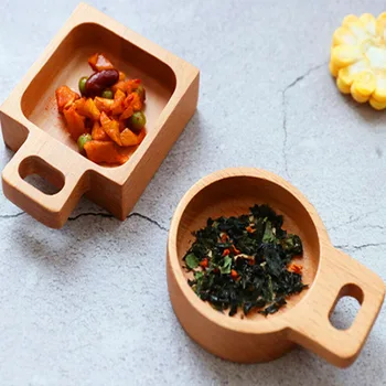 2PCS With Handle Tableware Kitchen Snack Plate Wooden Seasoning Dipping Bowls Small Japanese Style Sauce Dish Easy Clean Home
2PCS With Handle Tableware Kitchen Snack Plate Wooden Seasoning Dipping Bowls Small Japanese Style Sauce Dish Easy Clean Home