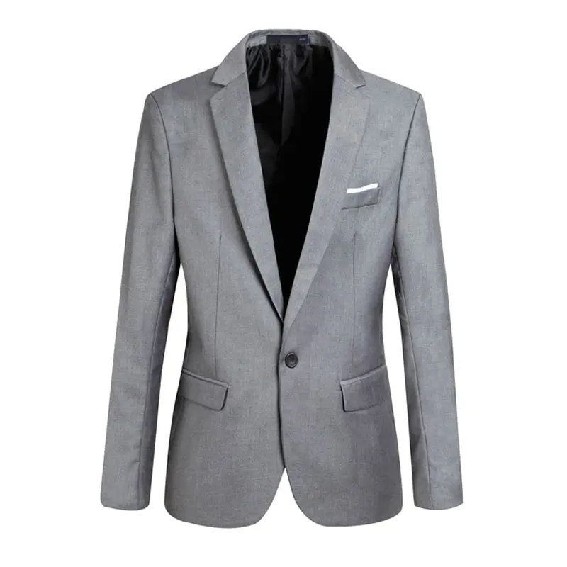 Spring Autumn Men Blazer Long Sleeve Solid Color Slim Casual Thin Suit Jacket Plus Size JS25
Spring Autumn Men Blazer Long Sleeve Solid Color Slim Casual Thin Suit Jacket Plus Size JS25