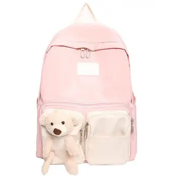 2020 Women Backpack Fashion Women Cute bear matching color backpack School Bag For Teenage Girl Children Backpacks Travel Bag
2020 Women Backpack Fashion Women Cute bear matching color backpack School Bag For Teenage Girl Children Backpacks Travel Bag