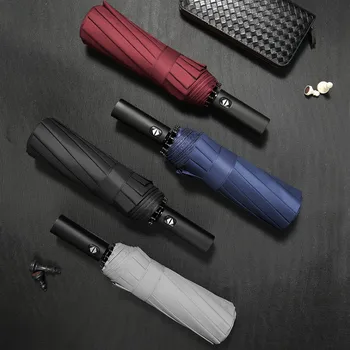 Umbrella Rain Women 12 Ribs Large Umbrella Men Fully Automatic Black Coating Wind Resistant Paraguas Parasol Waterproof Outdoor 
Umbrella Rain Women 12 Ribs Large Umbrella Men Fully Automatic Black Coating Wind Resistant Paraguas Parasol Waterproof Outdoor