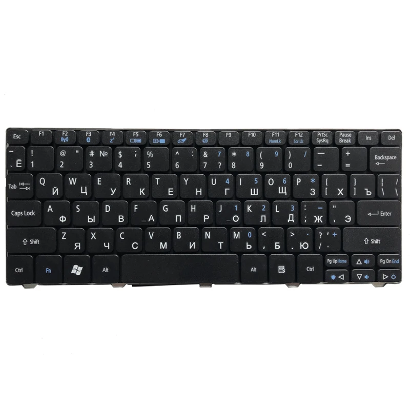 Русская клавиатура для Acer Aspire One черная D255 522 D257 AOD257 D260 D270 AOD260 AO521 AO533 532H 521 533 RU|keyboard