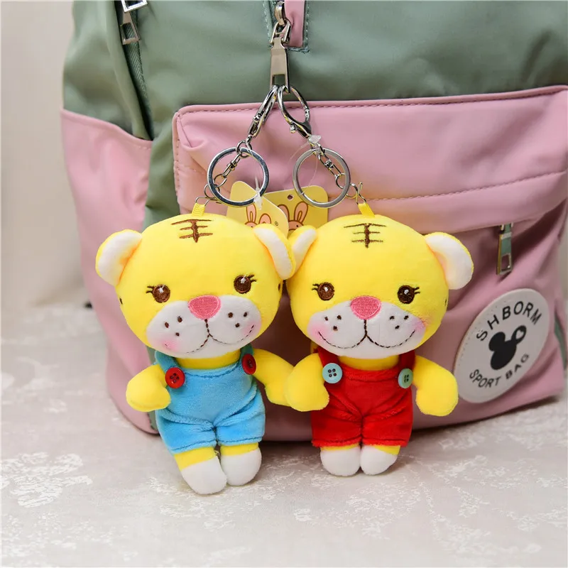 

new Stylish sweet Strap Tiger Mascot pendant Exquisite Keychain soft baby Soothing doll christmase birthday funny gift