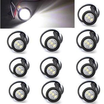 10pcs 12V Led Universal Trailer Truck Lorry Trailer Side Marker Tail Lights 3 Leds Round White Amber Red Car Light Accessories
10pcs 12V Led Universal Trailer Truck Lorry Trailer Side Marker Tail Lights 3 Leds Round White Amber Red Car Light Accessories